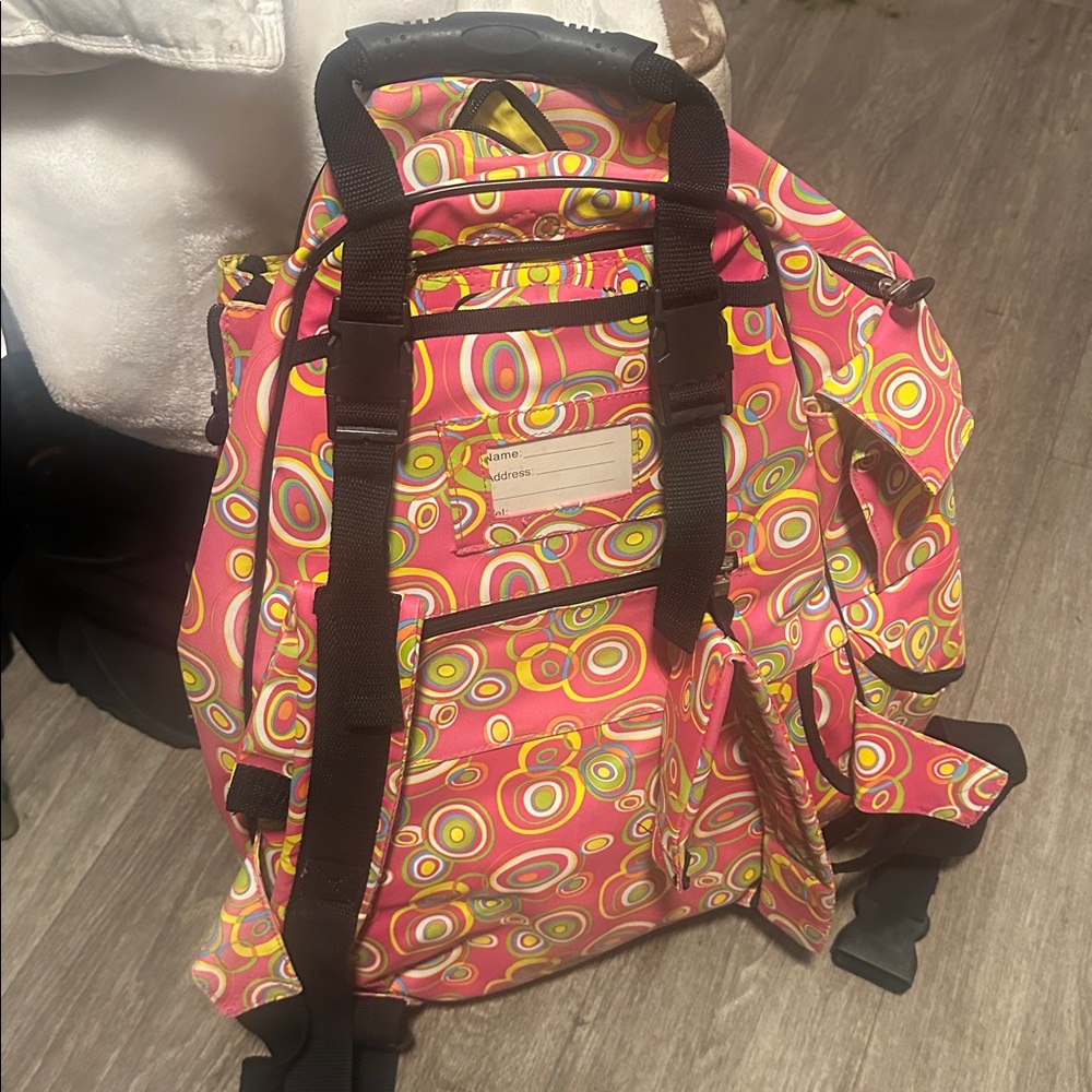 Jetpac Never Used Colorful Circle Pattern Tennis … - image 4